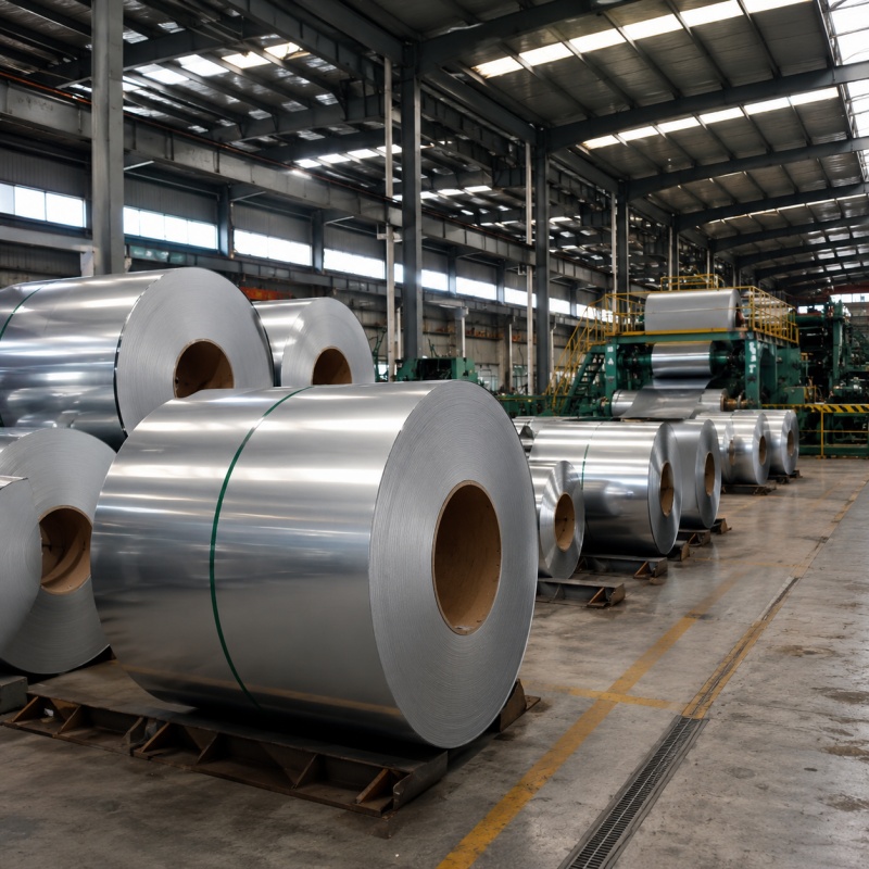 Food Grade Tinplate Coil T1 T2 T3 T4 T5 Electrolytic Tinplate Steel Coil for Packaging