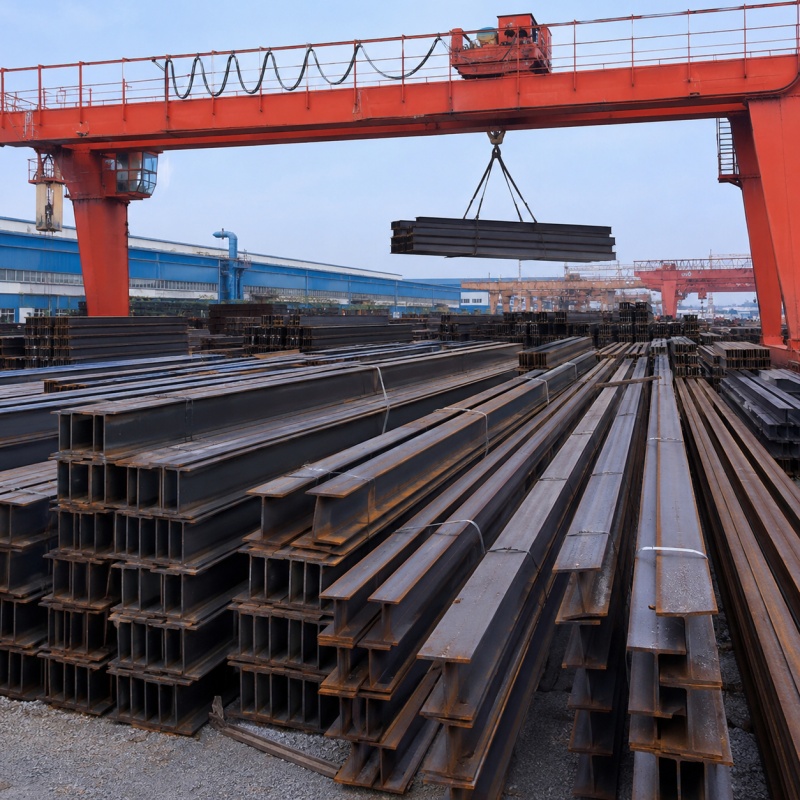 H Beam Steel for Construction, Steel Structure, Bridges and Industrial Buildings