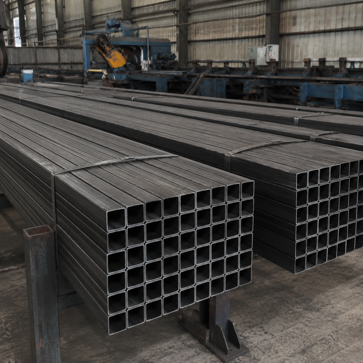 Carbon Steel Square Tube for Construction, Steel Structure, Furniture and Industrial Fabrication