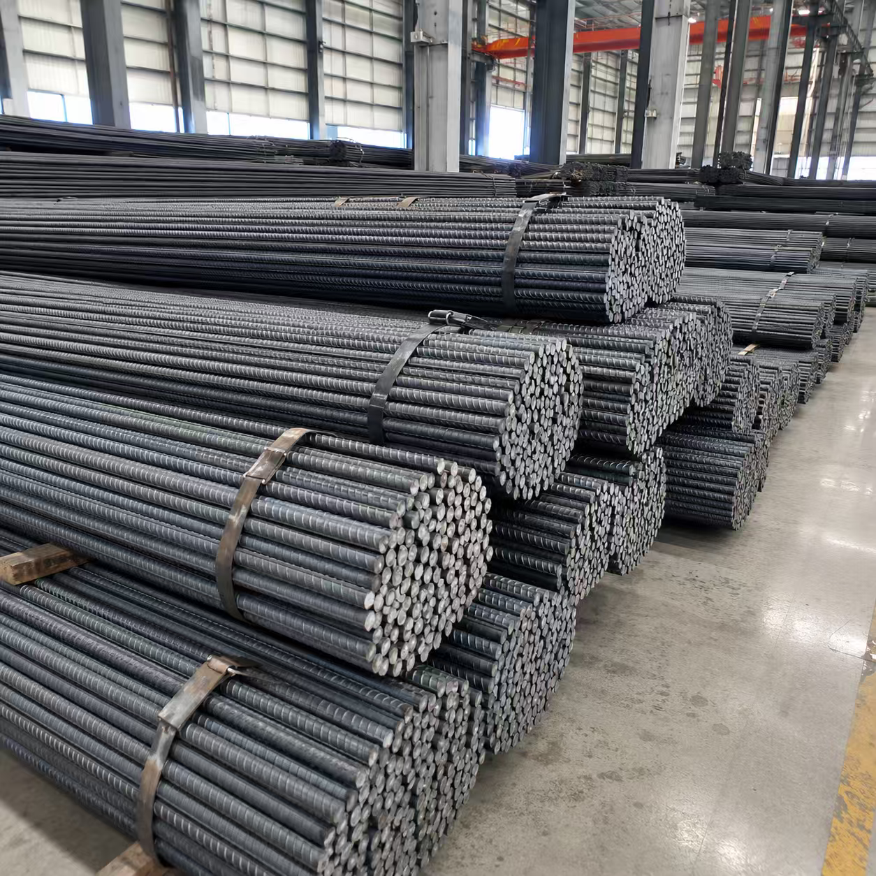Ribbed Steel Rebar for Concrete Reinforcement, Building Foundations and Infrastructure Construction