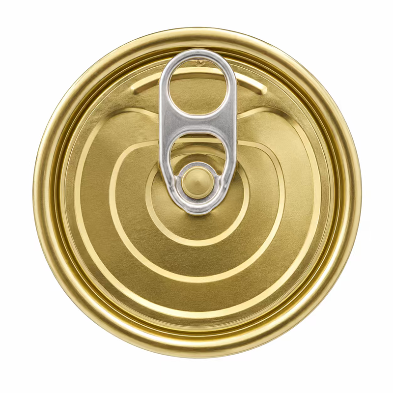 EOE Tinplate Easy Open End Lid for Food Cans, Pet Food and Metal Packaging