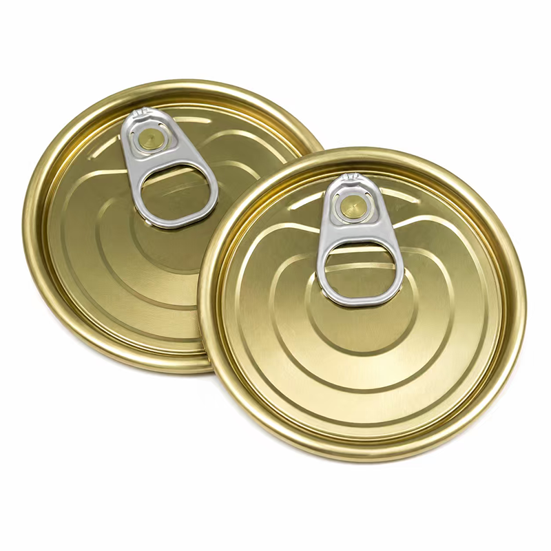 EOE Tinplate Easy Open End Lid for Food Cans, Pet Food and Metal Packaging
