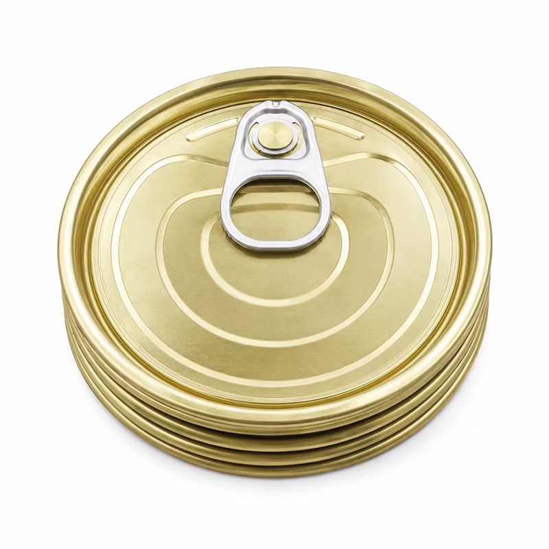 Easy Open Tinplate Top Lid for Food Cans, Beverage Cans and Metal Packaging