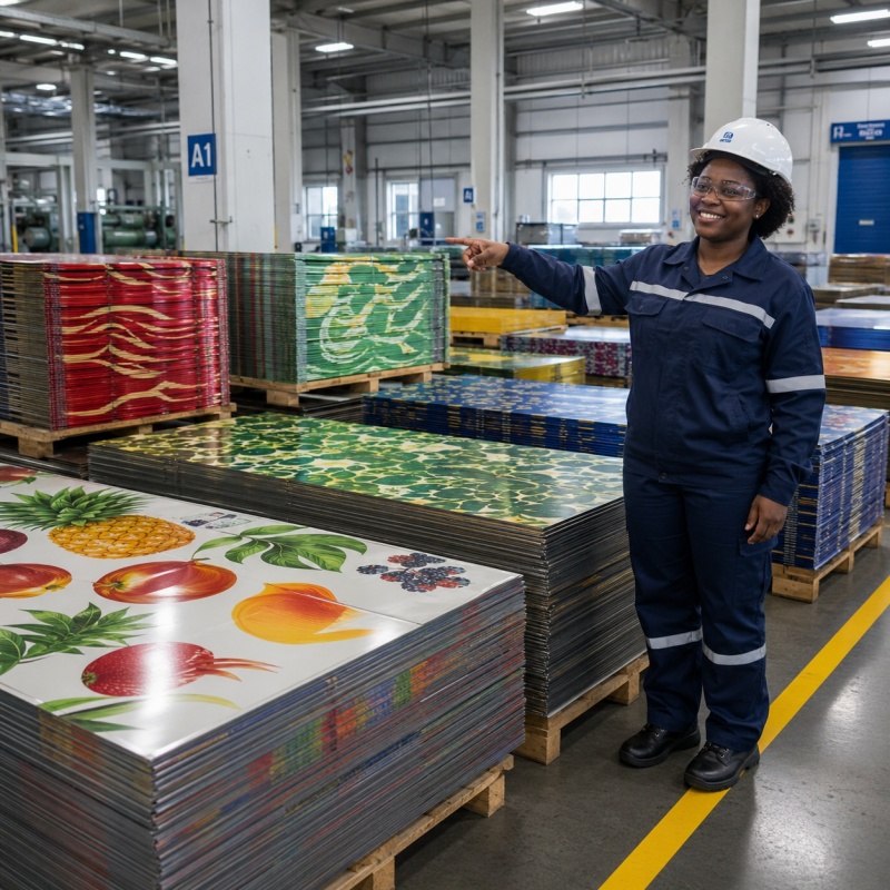 Printed Tinplate Sheet for Food Cans, Tin Boxes, Lids and Decorative Metal Packaging