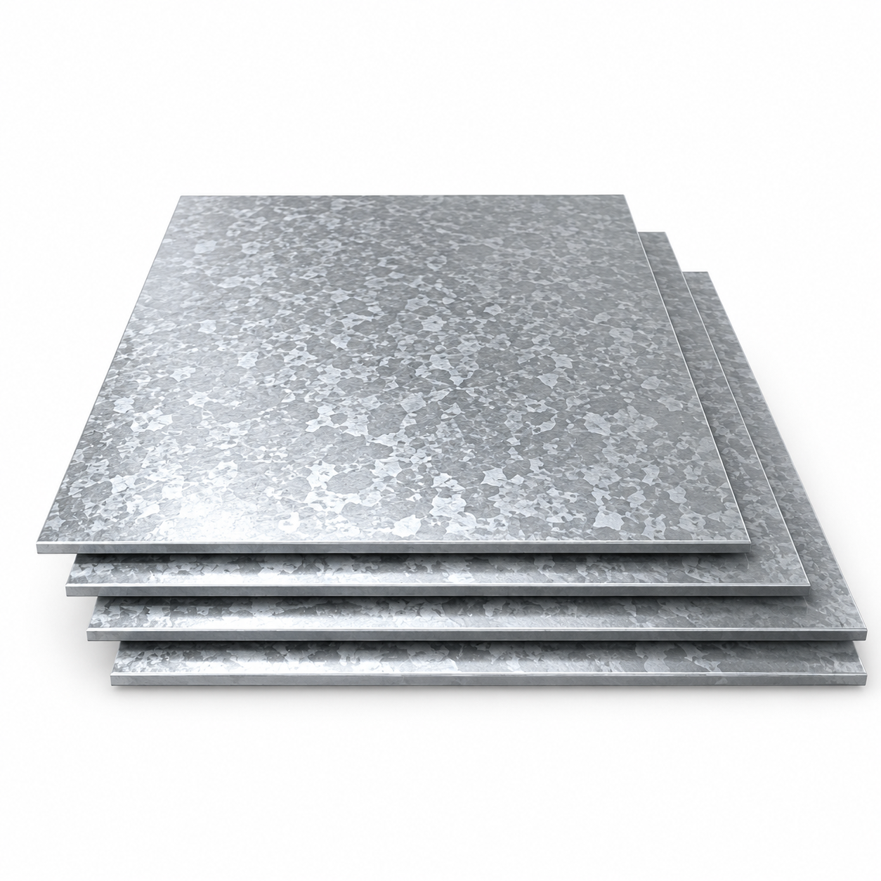GI Galvanized Steel Sheet for Roofing, Construction, Ducts, Panels and Industrial Fabrication