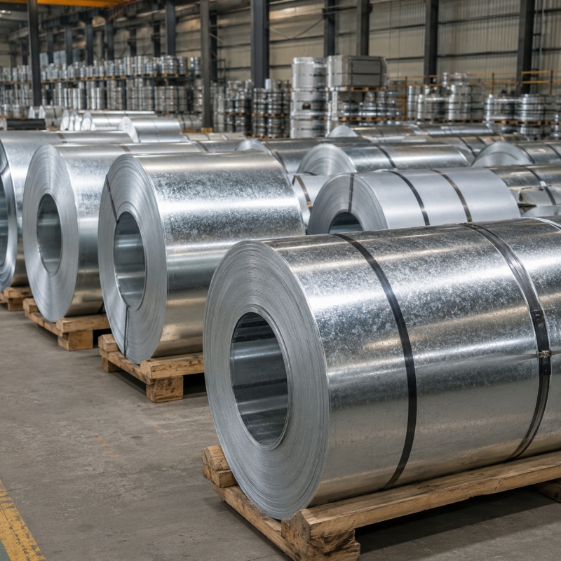 Galvalume Steel Strip Coil Aluzinc Coated Steel Strip for Roll Forming, Cable Armoring and Construction Profiles