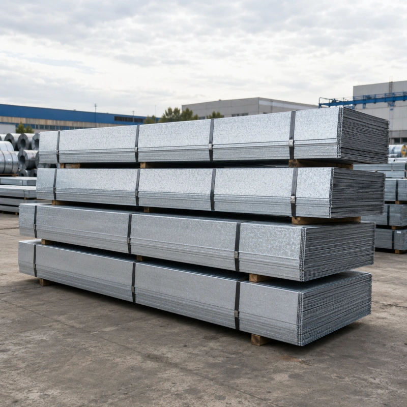 Hot Dip Galvanized Steel Sheet for HVAC Ducts, Construction Panels, Roofing and Metal Fabrication