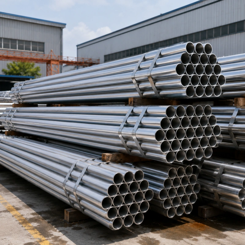 Hot Dip Galvanized Round Steel Pipe for Fencing, Scaffolding, Greenhouses and Structural Construction