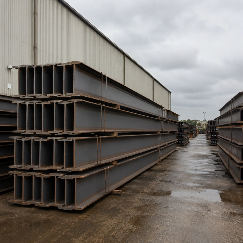 H Beam Steel for Structural Columns, Building Frames, Bridges and Industrial Construction
