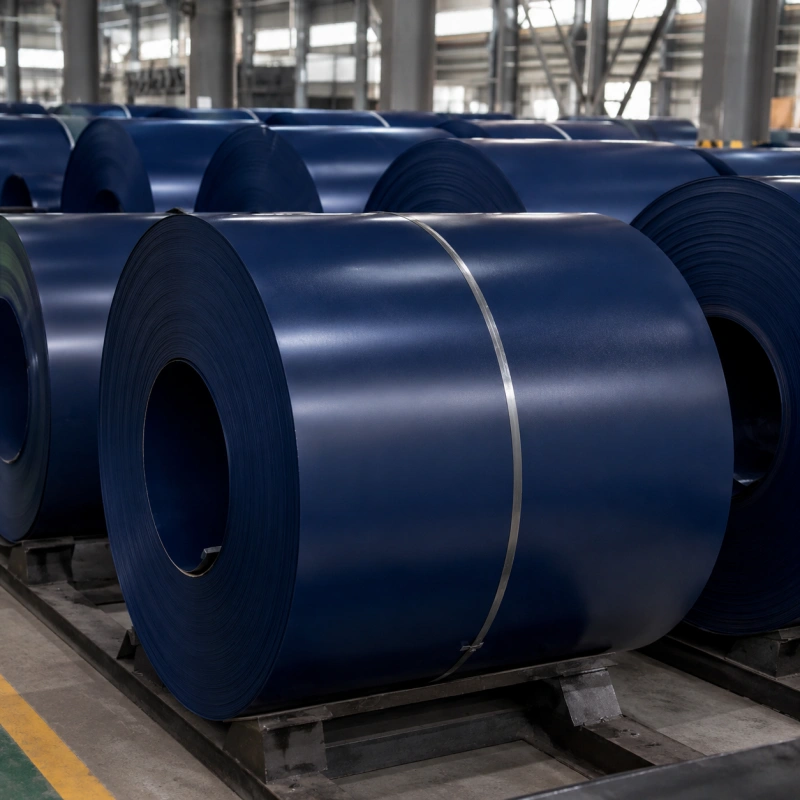 RAL 5008 Grey Blue PPGI Prepainted Galvanized Steel Coil for Roofing, Cladding and Sandwich Panels