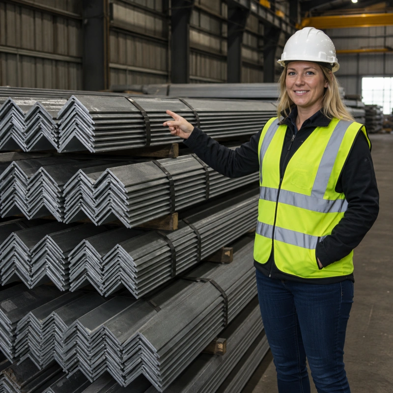 Hot Rolled Equal and Unequal Carbon Steel Angle Bar for Structural Frames, Supports and Construction